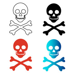 Abstract Toxic Silhouette Illustration