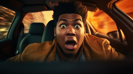 On-the-Road Revelations: Shocked Black Driver