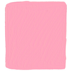 Brush stroke painting isolated on transparent background