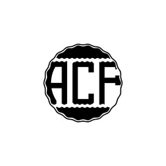 Letter Logo Design 'ACF'