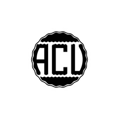 Letter Logo Design 'ACU'
