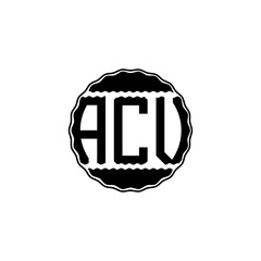 Letter Logo Design 'ACV' 