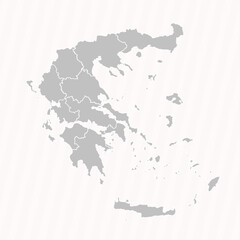 Detailed Map of Greece With States and Cities