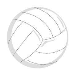 Volleyball ball icon symbol isolated on white background