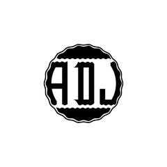 Letter Logo Design 'ADJ'