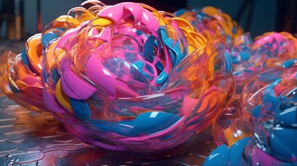 Trendy colorful vortex twist splash paint, abstract spiral background design creative liquid wallpaper idea concept