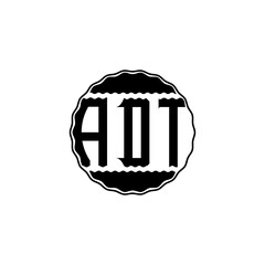 Letter Logo Design 'ADT'