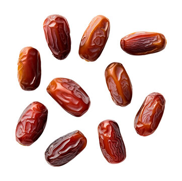 dates isolated on white background