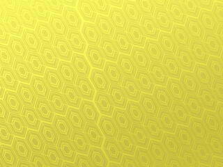 Yellow metal texture steel background. Perforated metal sheet.
