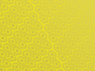 Yellow metal texture steel background. Perforated metal sheet.