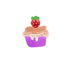 Ice cream strawberry