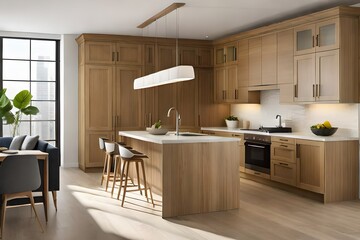 modern kitchen interior Generated Ai