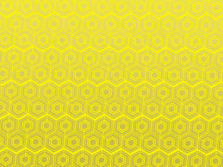 Yellow metal texture steel background. Perforated metal sheet.