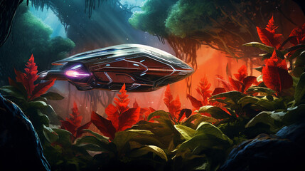 person in the forest