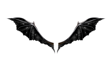 realistic bat wings