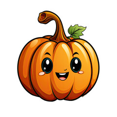 Funny 3d Halloween pumpkins. Pumpkins 3d pumpkin character Halloween print, poster. Pumpkin funny monsters. Illustration of pumpkin lamp. Festive Halloween banner with pumpkin. Generative ai.