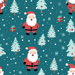 Christmas wrapping paper pattern. High quality photo