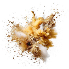 Gold Powder Explosion , Illustration, HD, PNG