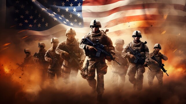 US Army soldiers in hot spots