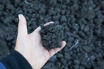 Site volcanique dans La péninsule de Reykjanes en Islande