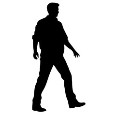 people silhouettes, vector illustration