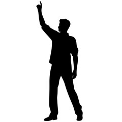 people silhouettes, vector illustration