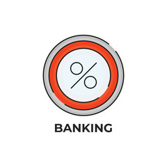 banking vector type icon