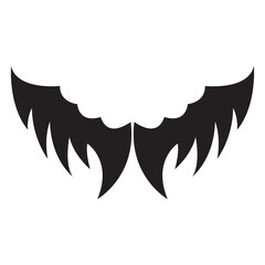 wing illustration vektor of tatto