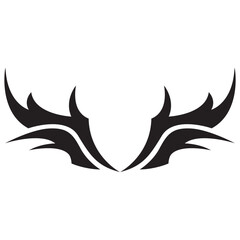 wing illustration vektor of tatto