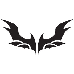 wing illustration vektor of tatto
