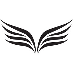 wing illustration vektor of tatto