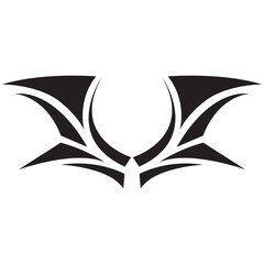 wing illustration vektor of tatto