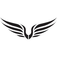 wing illustration vektor of tatto