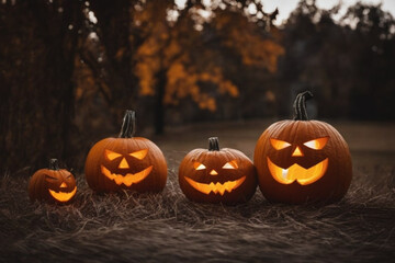 Halloween jack o lantern pumpkin