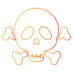 skull icon vektor