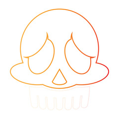 skull icon vektor