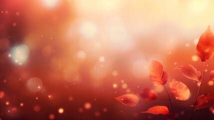 Colorful, Fall, Autumn, falling leaves, Copy-Space, background, invention card, website
