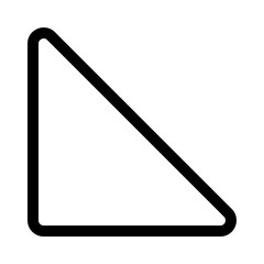 Triangle Right Icon - obrazy, fototapety, plakaty
