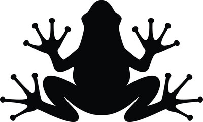 frog sitting icon vector illustration