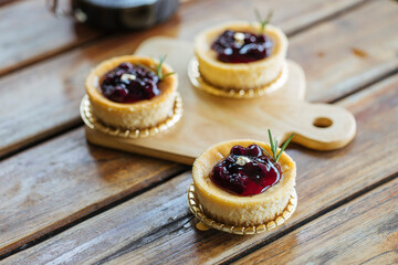 Blueberry Cheesecake stock photo