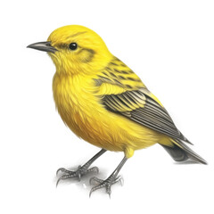 Canary Creeper , Isolated On Transparent, PNG