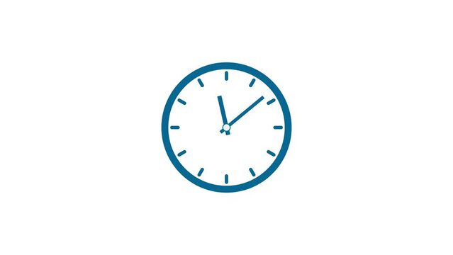abstract beautiful analog clock animation background 