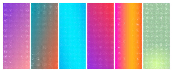 Obraz premium Abstract gradient geometric background with squares