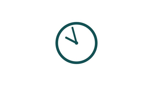 abstract new fast clock icon animation background 4k 