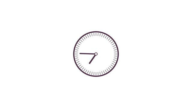 abstract new fast clock icon animation background 4k 