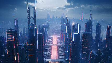 Capturing Urban Futurism at Twilight with Smart Technology and Skyline Mastery