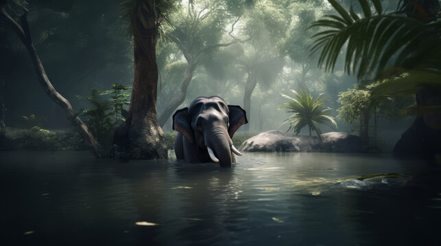 Elephant wildlife photography