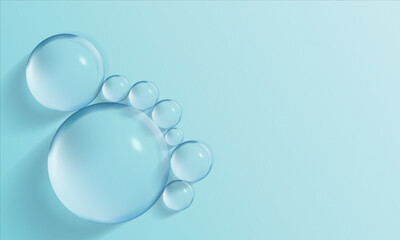 Water drop abstract background. Soft gradient color. Looking smooth experience. Ethereal water drop composition. Harmonious droplet. Droplet abstraction.