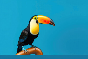 Exotic Toucan Bird on a Serene Background
