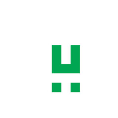 Kufi font calligraphy element